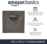 Amazon Basics Collapsible Fabric Storage Cubes Organizer with Handles