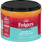 Folgers Simply Smooth, Mild Roast Ground Coffee, 27 Oz Canister, New Orleans Roasted