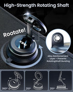 Car Phone Mount with Magnetic Clip for Magsafe & Android 360 Universal Suction Phone Mount for Dashboard Windshield Car Phone Holder for Car for iPhone 17 16 15 14 Pro Max Samsung Galaxy S25 Cell