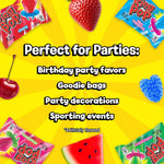 Bulk candy variety pack with assorted flavors and individually wrapped lollipops