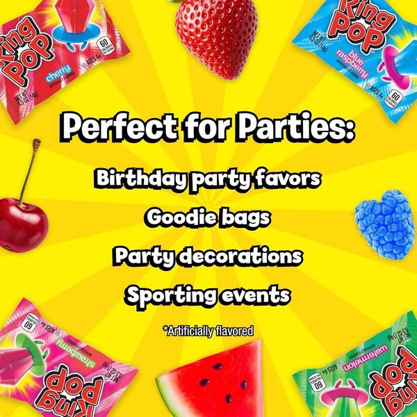 Bulk candy variety pack with assorted flavors and individually wrapped lollipops