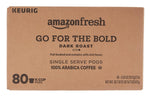 AmazonFresh 80 Ct. K-Cups, Hazelnut Flavored Medium Roast, Compatible with Keurig K-Cup Brewers