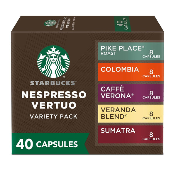 Starbucks by Nespresso Vertuo Coffee Pods, 30-count, Medium Roast, 7.8 oz Brew Size