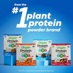 Orgain Organic Vegan Protein Bars, Chocolate Brownie, 10g Plant Based Protein, 12 Count