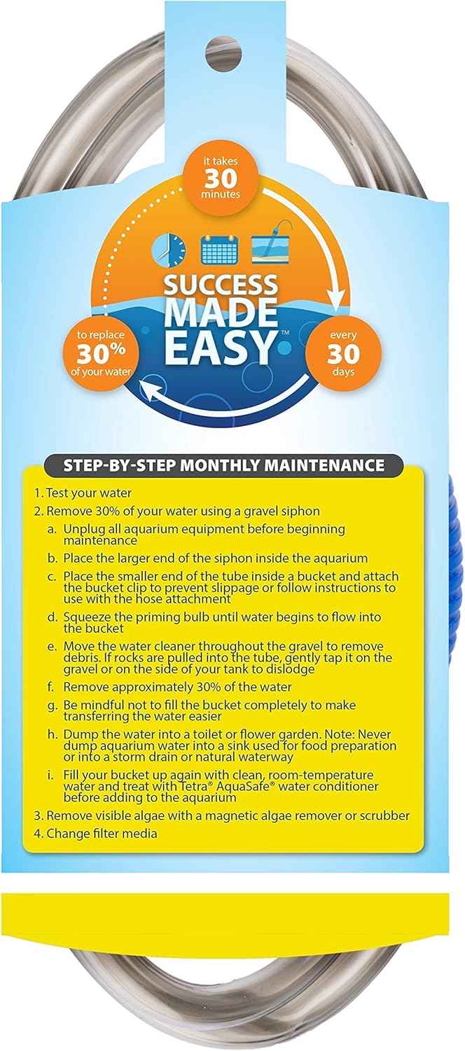 Tetra Water Cleaner Gravel Siphon for Aquariums, Easily Clean Freshwater Aquariums