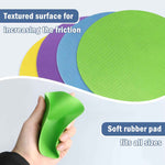 Heat-Insulated Non-Slip Jar Opener Pads Set of 4, Round Gripper Pads for Easy Opening