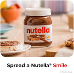 Nutella Creamy Chocolate Hazelnut Spread, 13oz Jar for Breakfast & Desserts