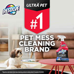 Resolve Ultra Pet Carpet Cleaner Spray for tough stains and odors, 32oz bottle, 1 pack