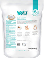 epsoak 19 lb. unscented usp-grade magnesium sulfate bulk bags cruelty-free certified made in usa