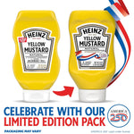 Heinz Yellow Mustard - 20 oz Bottle - Thick, Tangy Flavor, Kosher, SNAP Eligible