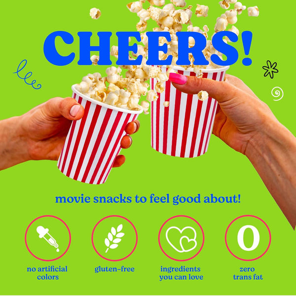 Pop n' Dulge Popcorn Movie Night Supplies 16-piece Gift Set