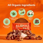 Aloha organic peanut butter cup protein bars 12-pack vegan low sugar gluten-free non-gmo