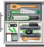 Large Expandable Kitchen Tool Organizer for White Drawers