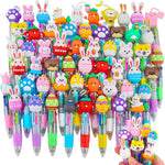 cZWZ 20Pcs Mini Multicolor Pens 4-in-1 Cute Ballpoint Pens for Kids Birthday Party Favors Gifts Teacher Supplies