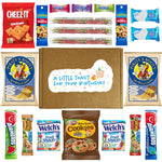 Hangry Kit birthday snack box - 20ct happy birthday care package with party variety box and funny 1