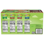 motts no sugar added applesauce variety pack, 4 flavors - apple, strawberry, cinnamon & blueberry, made from real fruit, 20 pack