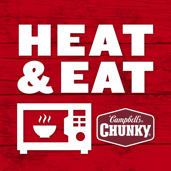 Campbell's Chunky Creamy Chicken and Dumplings Soup, 18.8 Oz Can, Protein Rich Comfort Food
