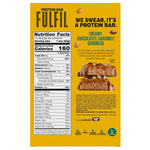FULFIL Chocolate Salted Caramel Flavored Protein Bars, 12 Count, Gluten Free