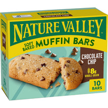 Nature Valley Soft Baked Muffin Bars, Chocolate Chip, 10 Bars, 12.4 oz