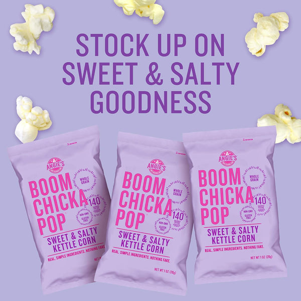 Bulk supply of Angie's BOOMCHICKAPOP Sweet & Salty Kettle Corn Popcorn