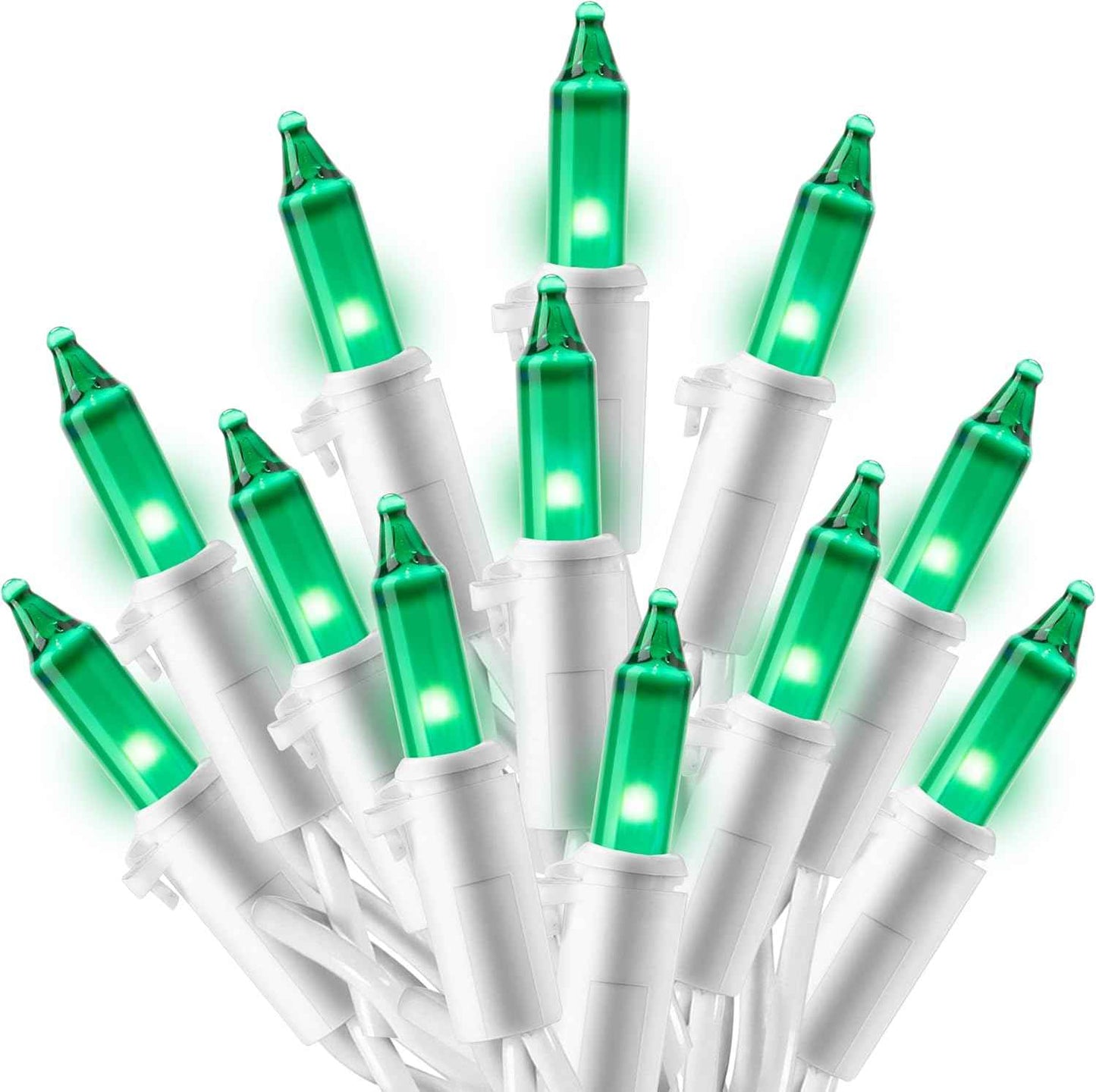 JOIEDOMI Christmas String Lights Indoor,100 Count Mini Warm Fairy Light,21.5FT Lighting Decor for Patio Dorm Classroom Bedroom Holiday Wedding Party Garland Birthday Festival Valentines Day,White Wire