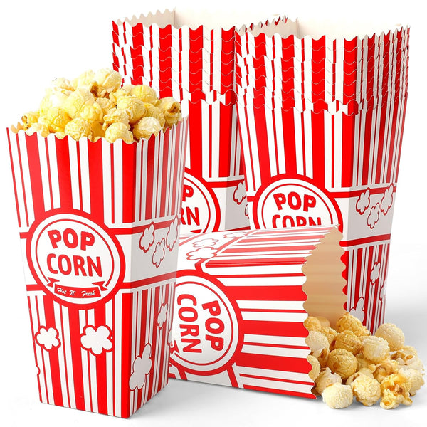 VOISEN Paper Popcorn Bags, 200 Pack, 1oz Individual Servings for Popcorn Machines