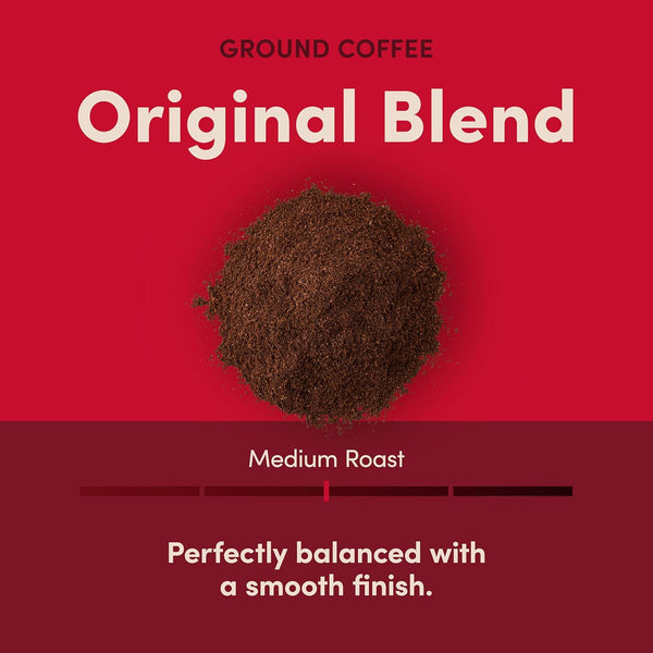 Tim Hortons Original Blend 100% Arabica Ground Coffee Can 30 Ounces