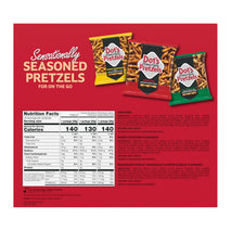 Dot's Homestyle Pretzels Variety Pack, 18 Count, 1oz Individually Sized Bags