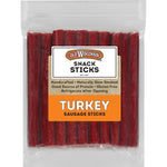 Old Wisconsin Turkey Sausage Snack Sticks, 16 Ounce Resealable Package, Naturally Smoked, High Protein, Low Carb, Keto, Gluten Free