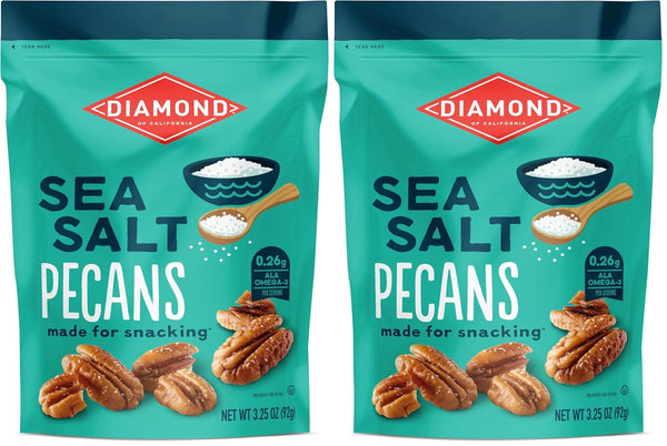 Diamond of California Pecan Pie Pecan Nuts, 3.25 oz, Non-GMO, Kosher, Omega-3 rich