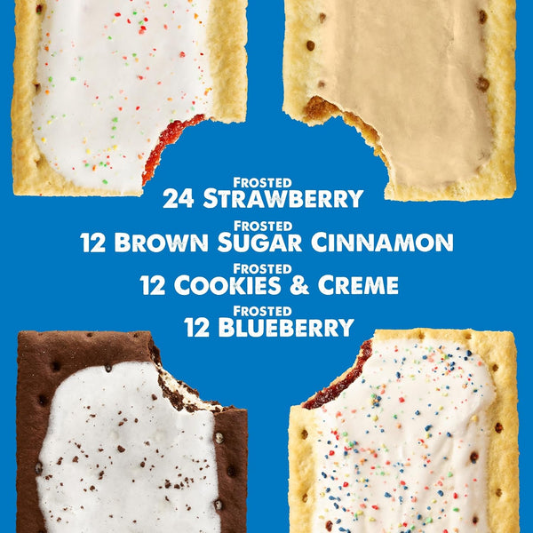 Pop-Tarts Toaster Pastries Variety Pack Breakfast Snacks for Kids and Adults