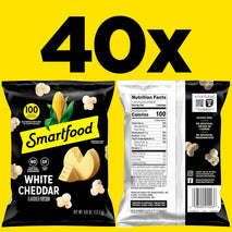 40 count White Cheddar Popcorn in 0.625 ounce bags
