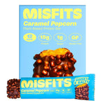 Misfits Protein Bar Variety Pack, 12-count, Multiple Flavors, Plant-based, Low Carb, Non-GMO, Gluten Free
