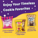 Assorted Cookie Classics Variety Pack with 20 Pouches