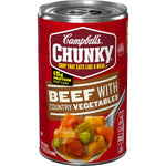 Campbell's Chunky Beef Soup with Country Vegetables, 18.8 Oz Can