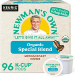 Newman's Own Organics Special Blend Keurig Single-Serve K-Cup Pods, 96 Count, Medium Roast Coffee