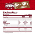 Campbell's Chunky Savory Pot Roast Soup - 18.8 oz Can, High-Protein, Microwavable