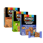 KIND Breakfast Protein Bars Variety Pack, 18 Count, 8g Protein