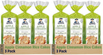 Quaker Large Rice Cakes Caramel Pack of 3 Whole Grain Brown Rice Baked Snack