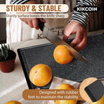 3-piece plastic cutting board set for kitchen use
