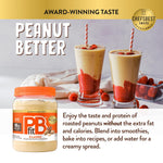 PBfit 30 Ounce Classic Peanut Butter Powder, 8g protein, gluten-free, 87% less fat, low calorie, non-GMO, dairy-free, soy-free, kosher, real roasted peanuts