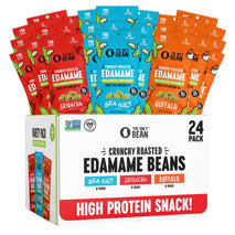 Crunchy Roasted Edamame Variety Pack for Adults and Kids