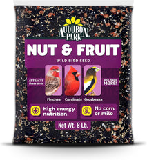 Audubon Park 8 lb. Wild Bird Seed Blend with Sunflower Seeds and Dried Fruit