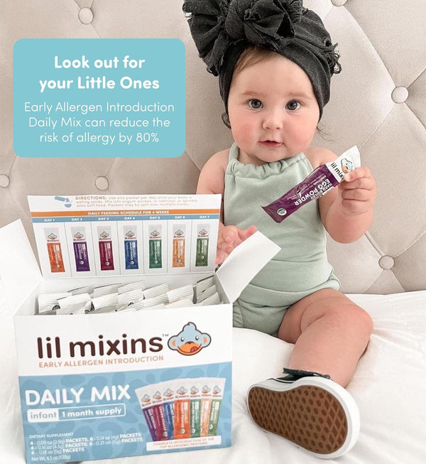 Lil Mixins Early Allergen Introduction Mix-ins for Ages 4-12 Months