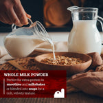 Hoosier Hill Farm 100% Hormone-Free Whole Milk Powder, 1 Pound, US Product, Non-Refrigerated