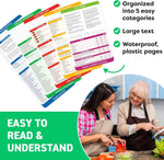 Air Fryer Cheat Sheet Magnets Cooking Guide Booklet - Air Fryer Cookbooks - Air Fryer Liners - Air Fryers Kitchen Gifts Gadgets 2025 and 2026 - Air Fryer Accessories - Air Fryer Cooking Guide
