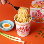 Nissin Cup Noodles Ramen Noodle Soup, Chicken, Microwaveable Paper Cup, 2.25 Ounce, Pack of 12 for Convenient Meals