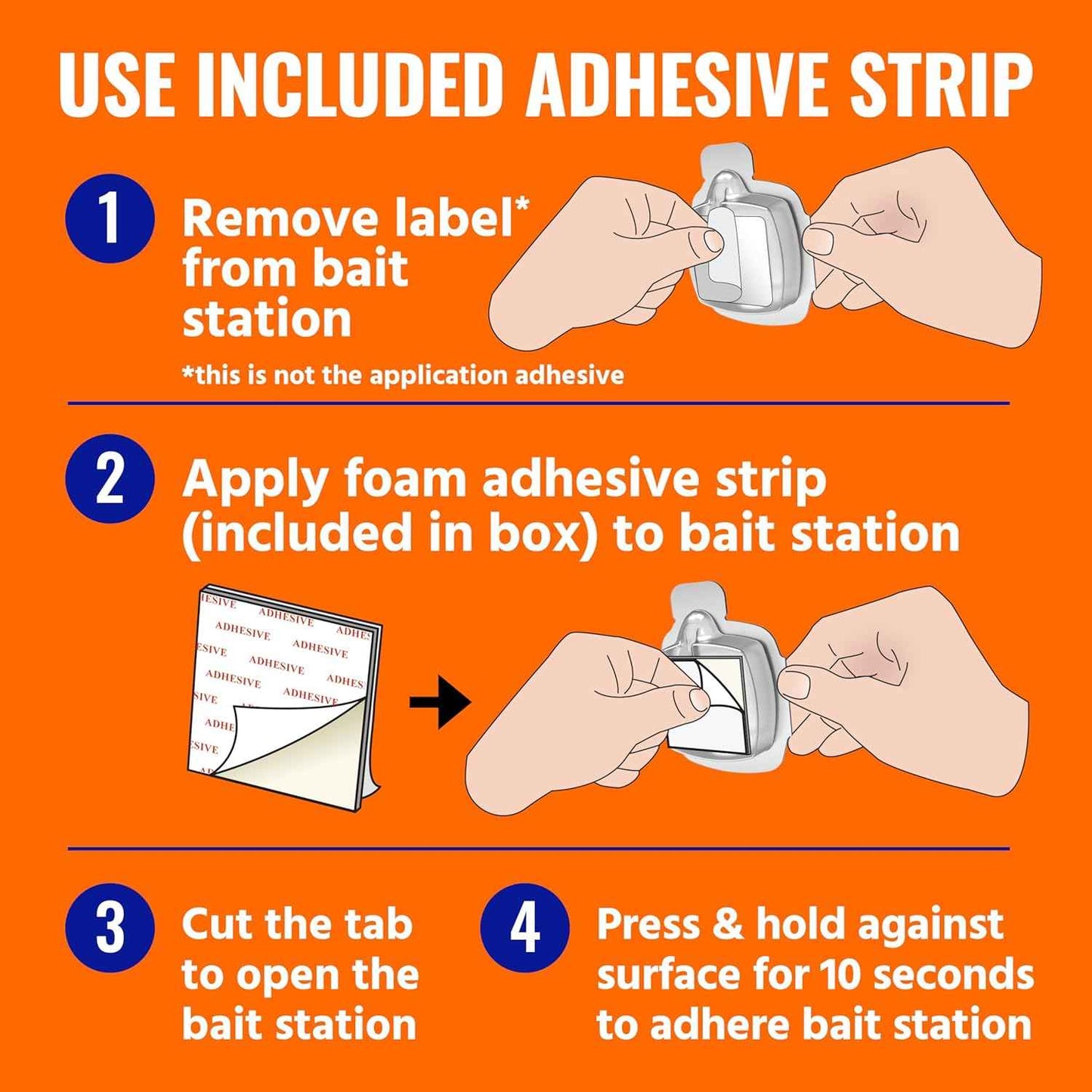 TERRO Indoor Liquid Ant Baits with Adhesive Strips for Discreet Baiting - TERRO Ant Trap and Bait Station - 8 Pack - T334SR