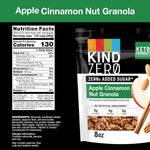 KIND Zero Added Sugar Granola Variety Pack, 2 Count, Gluten Free, 8oz, Keto Friendly