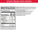 Sour Cream and Onion Flavored Pringles Potato Crisps, 12 Cans, 1.88 Pounds